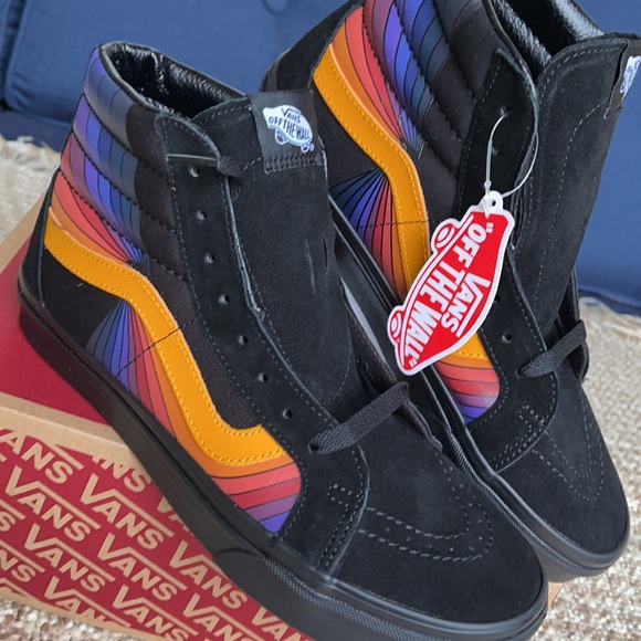 Vans Sk8-Hi Reissue Refract Black/Multi Men’s - Picture 10 of 16